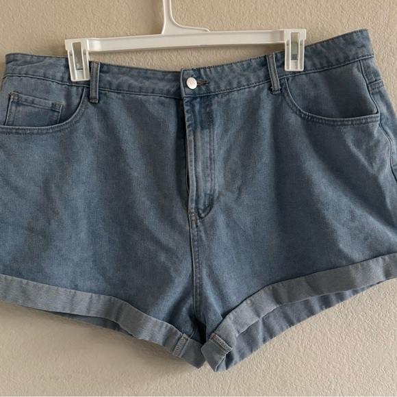 Cider Pants - Cider Light Blue Jean Shorts